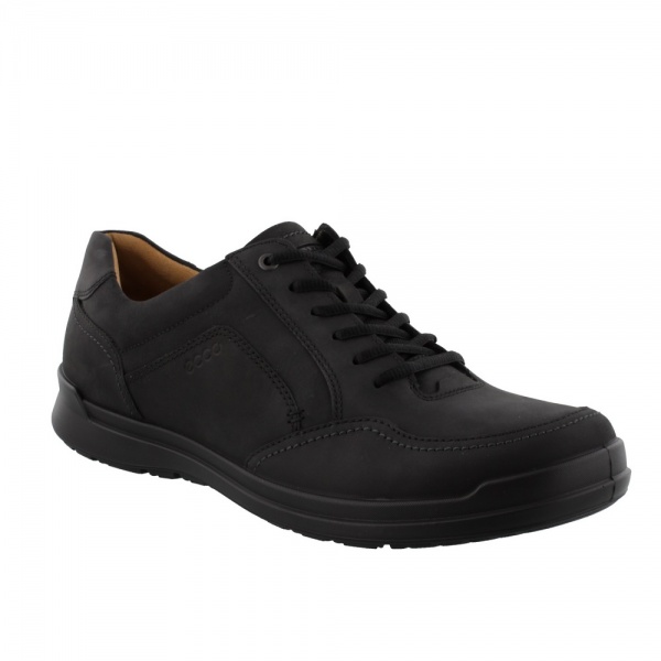 ecco Transporter Lace Black Warm Grey Size 12 Bigfootshoes